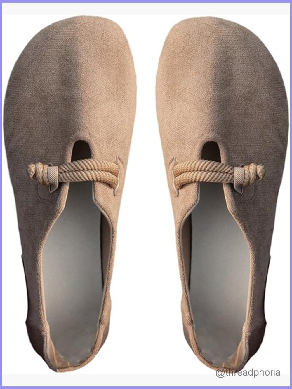 Women's Faux Suede Ballet Flats Round Toe Non-Slip Lightweight Casual Shoes
